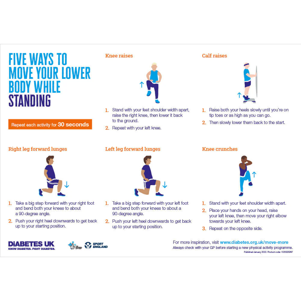 Five ways to move more standing 1