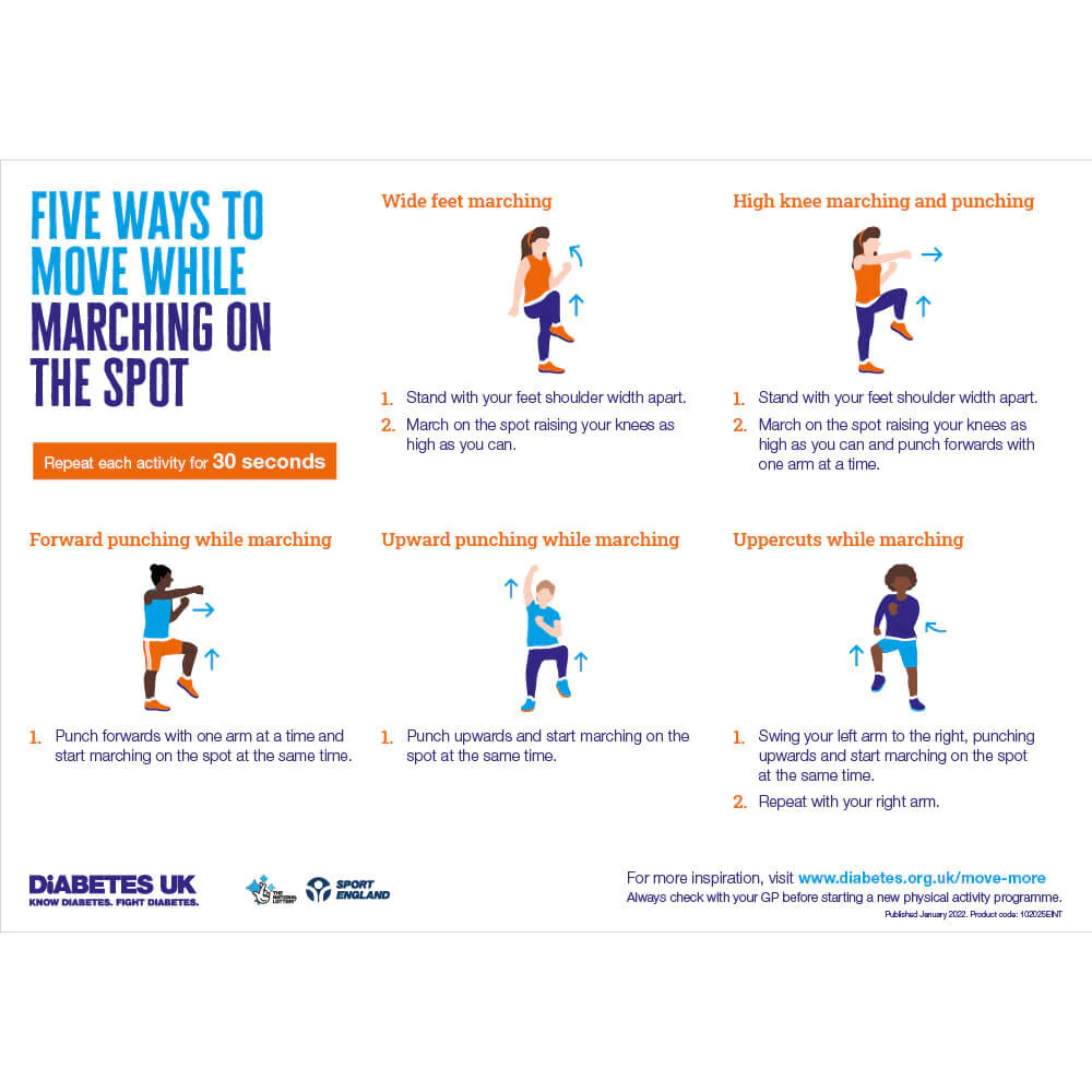 Five ways to move more marching